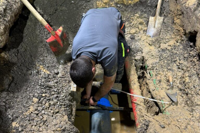 Intervention sur le réseau d'eau