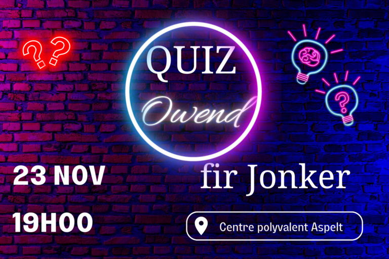 Quiz Night - Quizowend fir Jonker