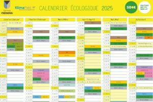 Calendrier écologique 2025