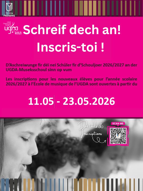 Inscriptions UGDA