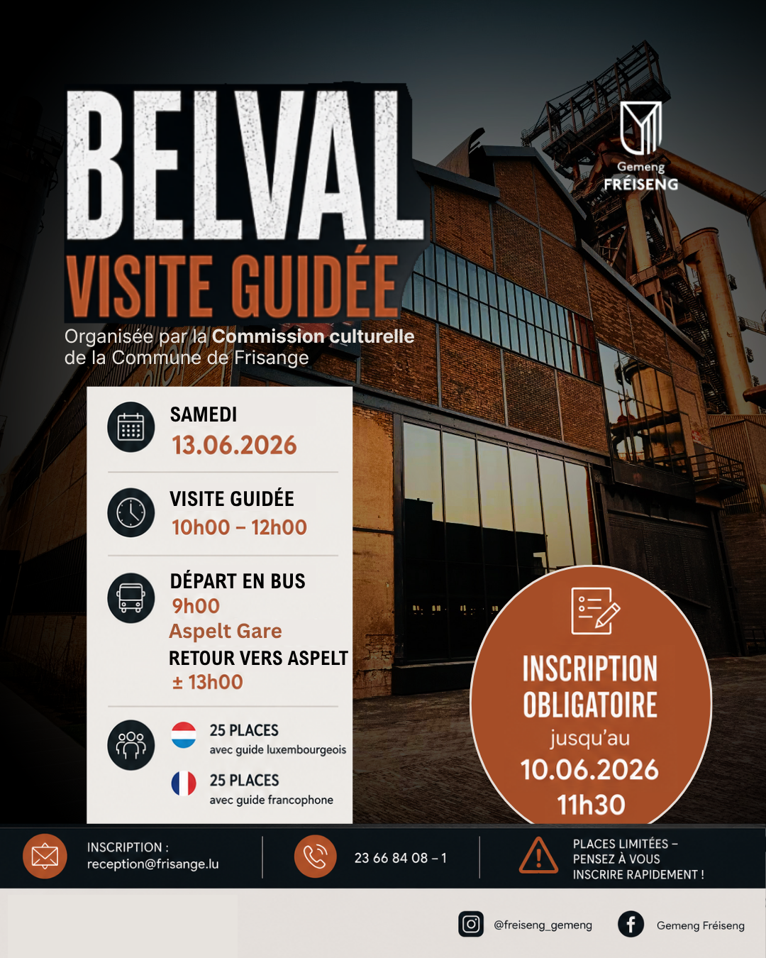 Visite guidée - BELVAL