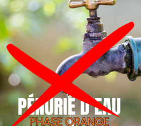 Pénurie d’eau: Levée de la phase orange